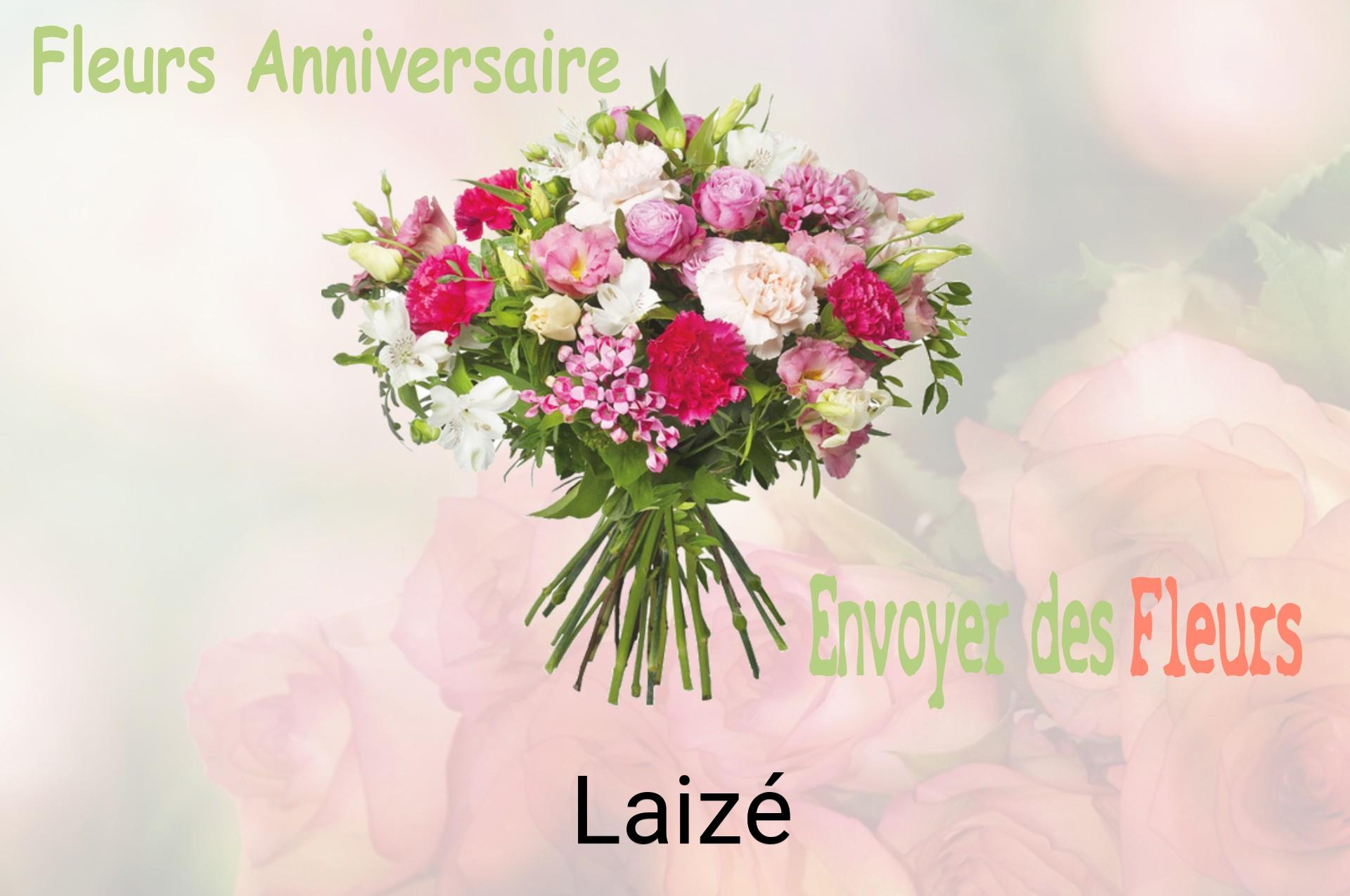 Bouquet de fleurs d’anniversaire livré à Laizé